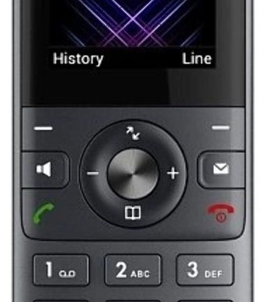 Телефон DECT-трубка Yealink W74H черный