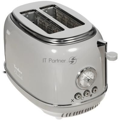 Тостер Tesler TT-245 серый, 815 Вт, 2 слота