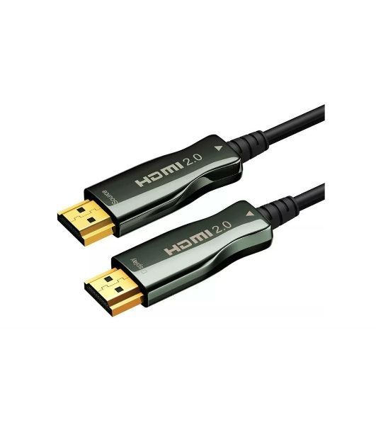 Кабель HDMI AOC-HM-HM-40M Wize, оптический, 40 м, 4K/60HZ, v.2.0, ARC, 19M/19M, черный, коробка