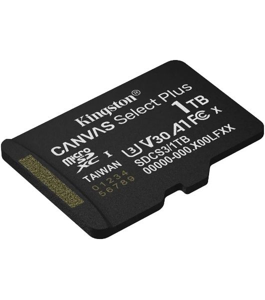 Флеш карта microSDXC 1Tb Kingston SDCS3/1TbSP Canvas Select Plus w/o adapter
