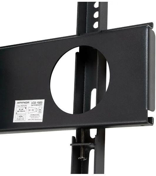 Кронштейн для телевизора Arm Media LCD-1500 черный, 26"-65" макс. 50 кг, потолочный, наклон