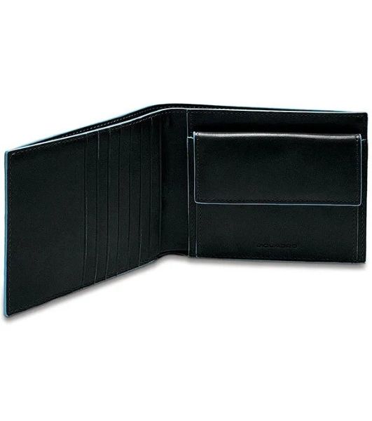 Кошелек мужской Piquadro Blue Square PU1239B2R/N черный натур.кожа