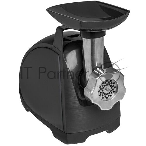Мясорубка электрическая Moulinex ME682832 черный, 2000 Вт, 2.6 кг/мин, реверс, защита от перегрузки, насадки - 4