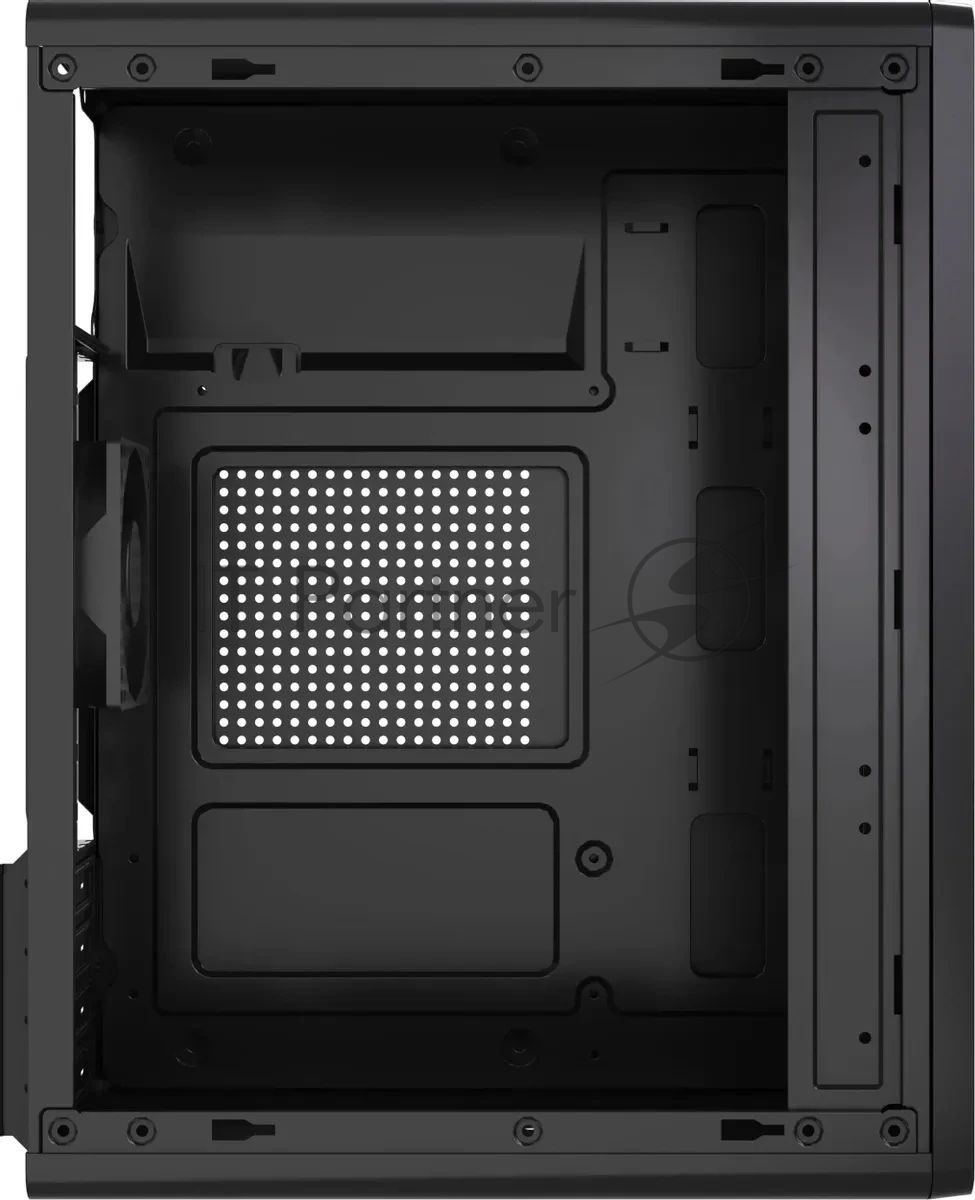 Компьютерный корпус Accord ACC-M258-02B черный без БП mATX 4x120мм 2xUSB2.0 audio