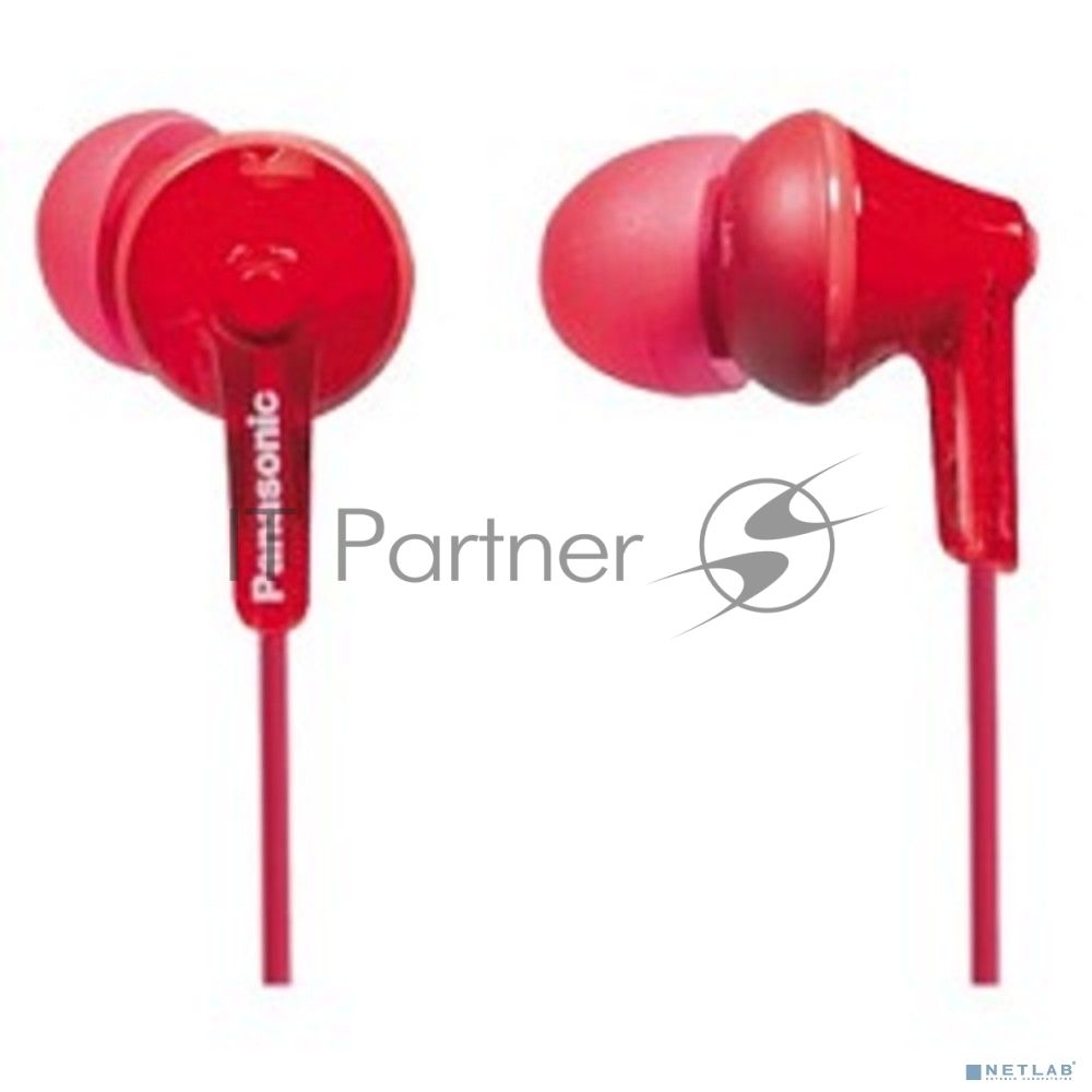 Наушники Panasonic RP-HJE125E-R красный 1.1м