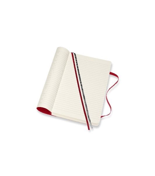 Блокнот Moleskine CLASSIC SOFT EXPENDED QP616EXPF2 Large 130х210 мм, 400 страниц, линейка, мягкая обложка, красный