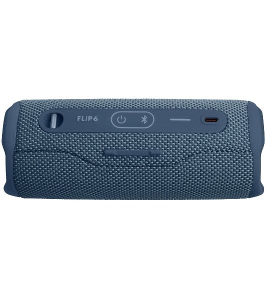 Портативная акустика JBL Flip 6 синий, Bluetooth 5.1, время воспроизведения 12 ч, емкость аккумулятора 4800 mAh, время заряда 2,5 ч, синий
