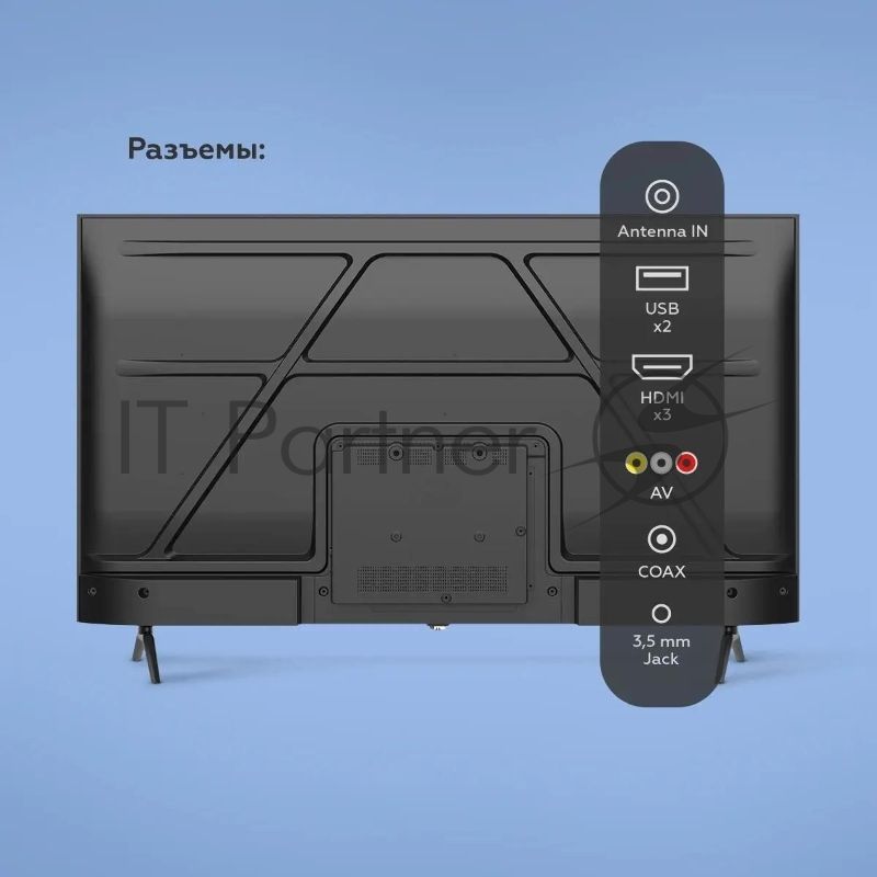 Телевизор BQ 40" 40F32B черный DLED FHD 60Hz