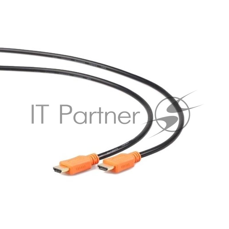 Кабель Cablexpert HDMI CC-HDMI4L-10, 19M/19M, v2.0, серия Light, позол.разъемы, экран, 3м, черный, пакет