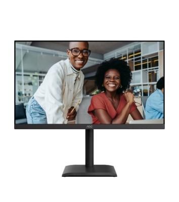 Монитор 27" AOC U27E4CV IPS 3840x2160, 60 Гц, 4 мс, 16:9, 400 кд/м², 2xHDMI 2.0, DP 1.4, DP Out, USB-C (90 Вт), USB Hub (4x USB 3.2), RJ45, 3.5 Jack, динамики (2x2 Вт), HDR Ready, Adaptive-Sync, VESA 100x100, черный