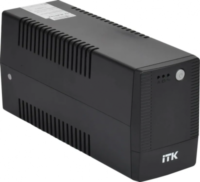 Источник бесперебойного питания ITK Electra EST-1000VA-1-001-S-L / 1000 ВА / 600 Вт / 2 x CEE 7 (евророзетка)