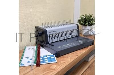 Переплетчик Office Kit B2130E A4/перф.35л.сшив/макс.500л./пластик.пруж. (6-51мм)/электр.