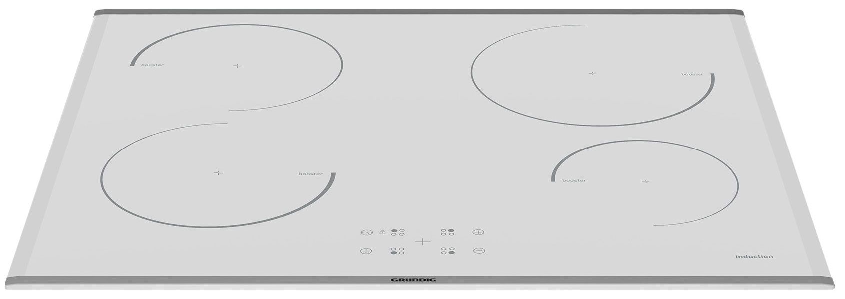 Индукционная варочная поверхность Grundig GIEI623410MXW, 4 конфорки, стеклокерамика, 7200 Вт
