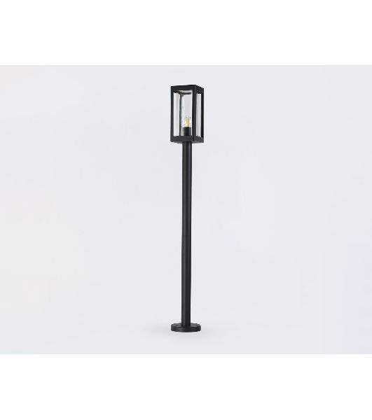 Светильник Ambrella light ST2425 BK/CL черный/прозрачный IP54 E27 max 40W 110*110*1000