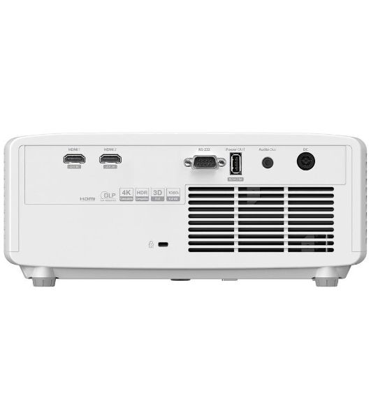 Лазерный проектор Optoma ZH400 DLP FullHD(1920*1080),4000 ANSI lm;300000:1;Zoom 1,1x;TR 1.4-1.62:1;HDMI x2; AudioOUT x1 Jack3.5мм; USB-A 1.5A; RS232; 15W mono; 32dB; 3kg белый (E9PD7KK01EZ14KD)