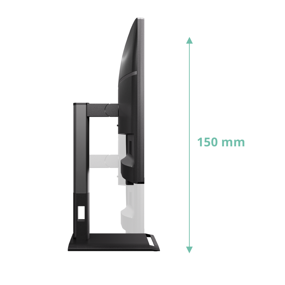 Монитор 27" AOC Q27P4U IPS 2560x1440, 120 Гц, 4 мс, 16:9, 350 кд/м², 2xHDMI 2.0, DP 1.2, USB-C (15 Вт PD), USB Hub (3x USB-A), 3.5 Jack, динамики (2x2 Вт), HDR10, Adaptive-Sync, черный