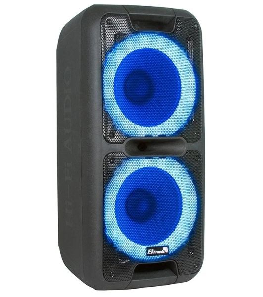 Колонка Eltronic 10" (20-14 DANCE BOX 300) динамик 2шт/10" с TWS 80 Вт черный