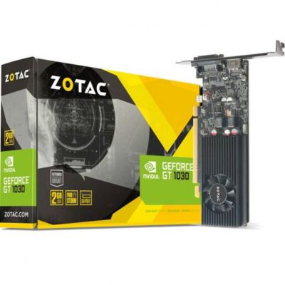 Видеокарта Zotac GT 1030 2Gb GDDR5,64bit, HDCP, HDMI/DVD-D, ZT-P10300A-10L, RTL
