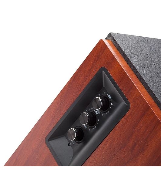 Колонки Edifier R1700 ВТ 2.0 Активные, 2 x 33W RMS, 85 дБА, дерево, беспроводной пульт ДУ