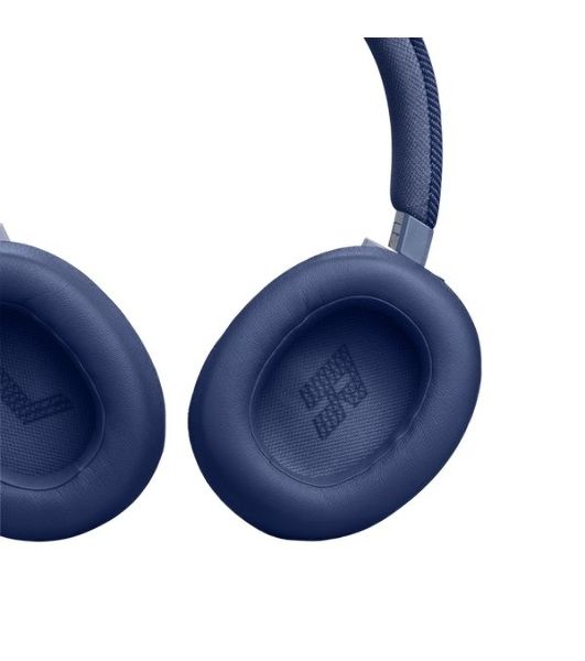 Беспроводные/проводные наушники JBL Live 770NC синий, полноразмерные, Bluetooth 5.3 + проводной, адаптивное шумоподавление, до 65 ч