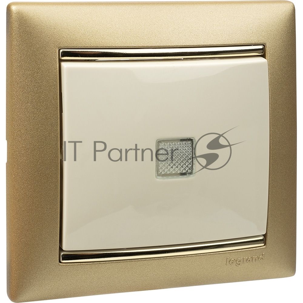 Выключатель Legrand 774310 Valena 10А c подсветкой, сл. кость