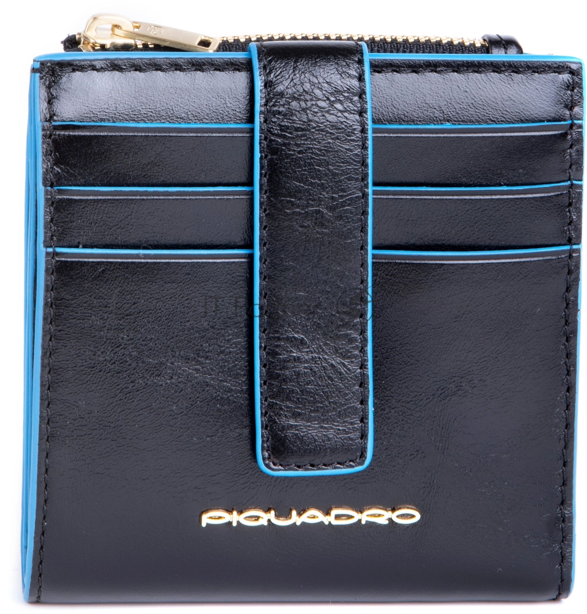 Картхолдер Piquadro Blue Square PP6843B2R/N черный, натуральная кожа