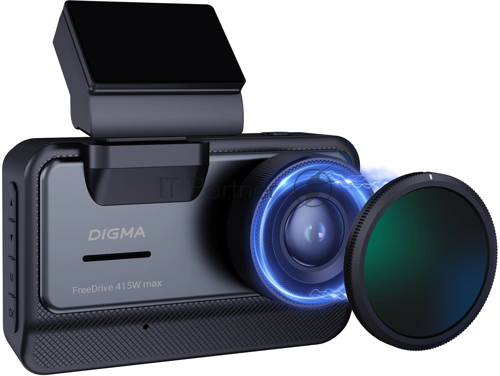 Видеорегистратор Digma FreeDrive 415W max черный 8Mpix 2160x3840 170гр. Allwinner