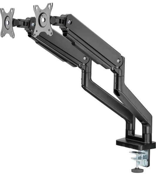 Кронштейн для мониторов Ultramounts UM731 черный 17"-35" макс.16кг крепление к столешнице поворот и наклон