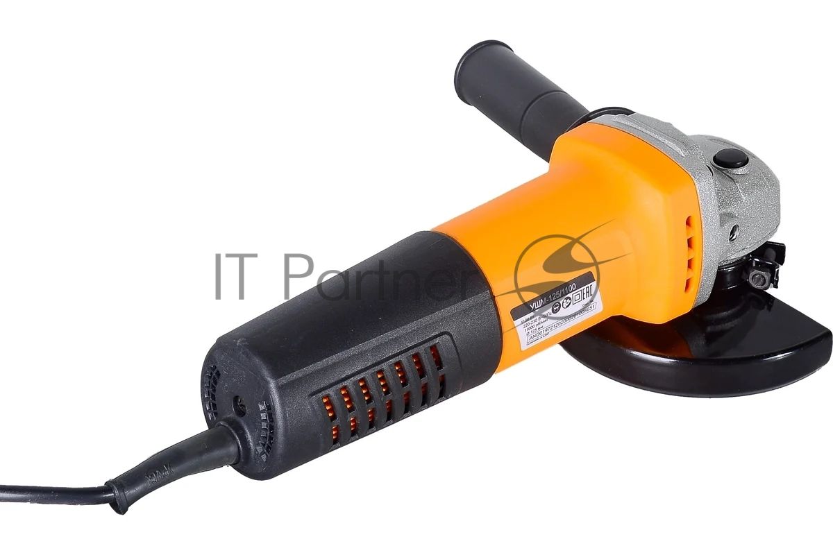 Шлифовальные машины ВИХРЬ УШМ-125/1100 72/12/2 Шлифмашина угловая { 1100 Вт, 11000 об/мин, 125 мм, 2.3 кг }