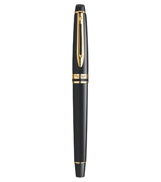 Ручка перьевая Waterman Expert 3 (CWS0951640) Black Laque GT, F, сталь, подарочная коробка