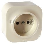 Розетка Legrand 782241 с заземлением без шторок (Слоновая кость)