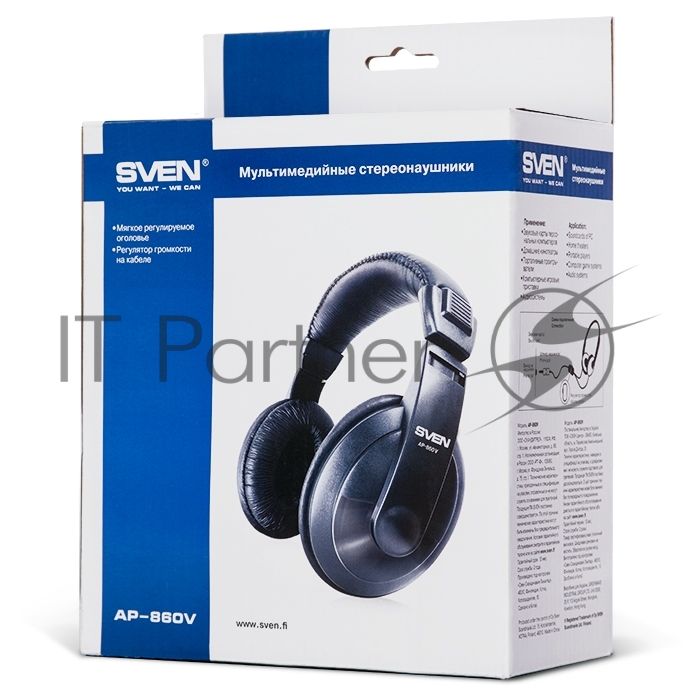 Наушники SVEN AP-860V черный
