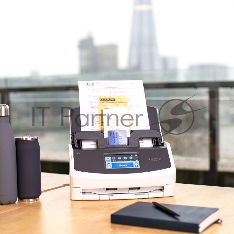 Документ сканер Fujitsu ScanSnap iX1600 А4, двухсторонний, 40 стр/мин, автопод. 50 листов, сенсорный дисплей, Wi-Fi, USB 3.2