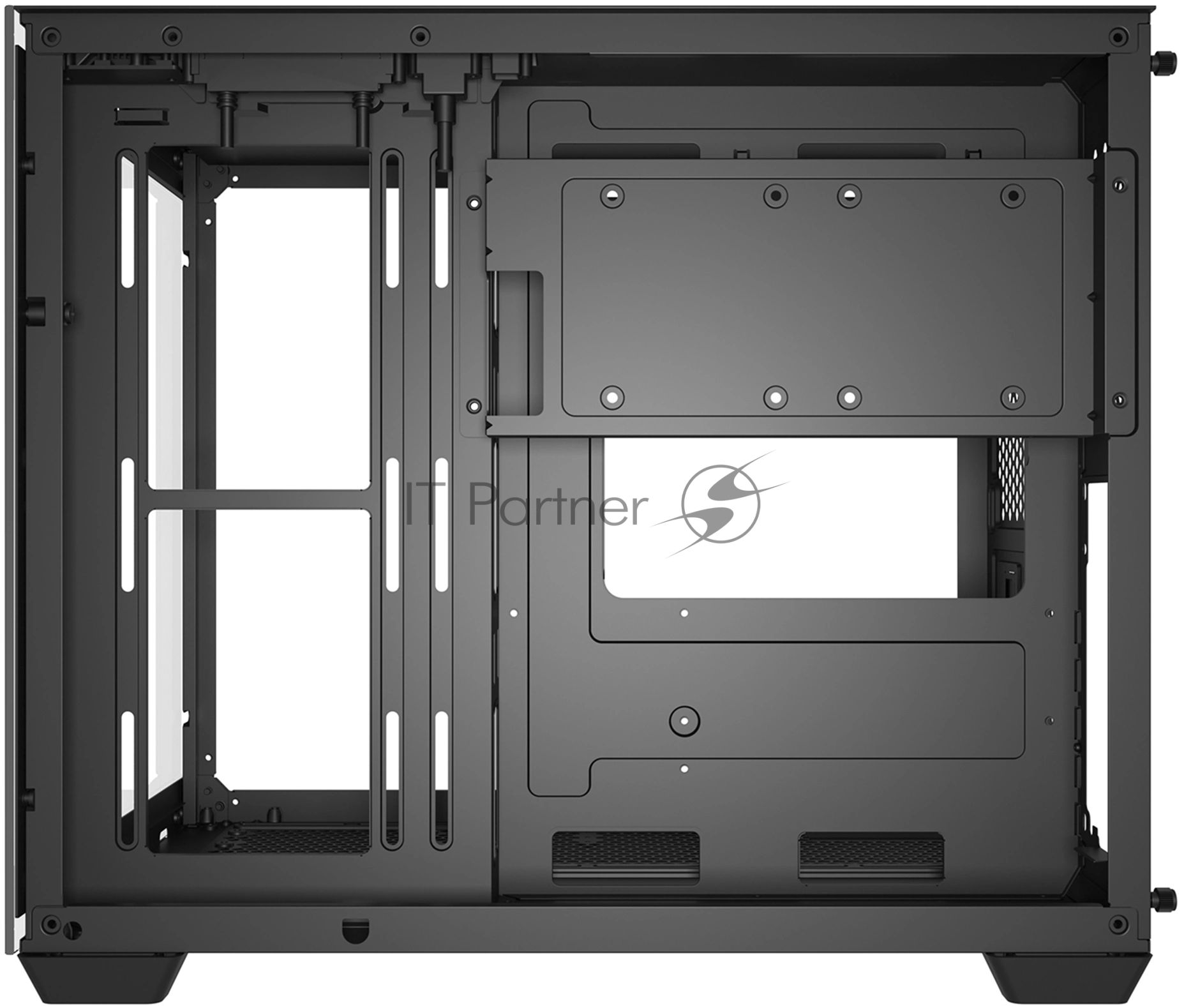 Компьютерный корпус Bloody BD-CC108 черный без БП mATX 9x120мм 2xUSB 3.0 audio bott PSU