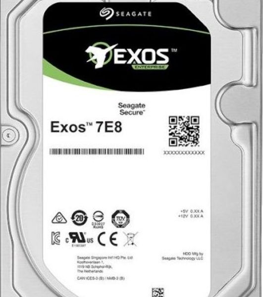 Жесткий диск HDD Seagate Exos 7E8 8Tb 7200rpm SAS 256Mb 3.5"