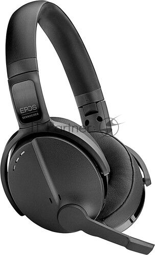 Беспроводные/проводные наушники EPOS Adapt 560 черный, накладные, Bluetooth + USB, активное шумоподавление