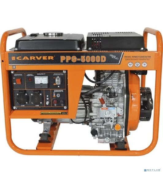 Генератор Carver PPG-5000D, 3.6 кВт