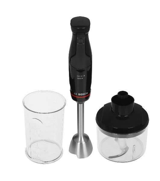 Блендер погружной Bosch MSM4B620 черный, 1000 Вт, плавная регулировка