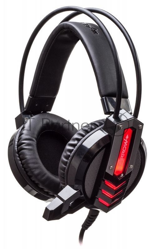 Наушники с микрофоном Oklick HS-L450G черный/серебристый 2.2м мониторы оголовье