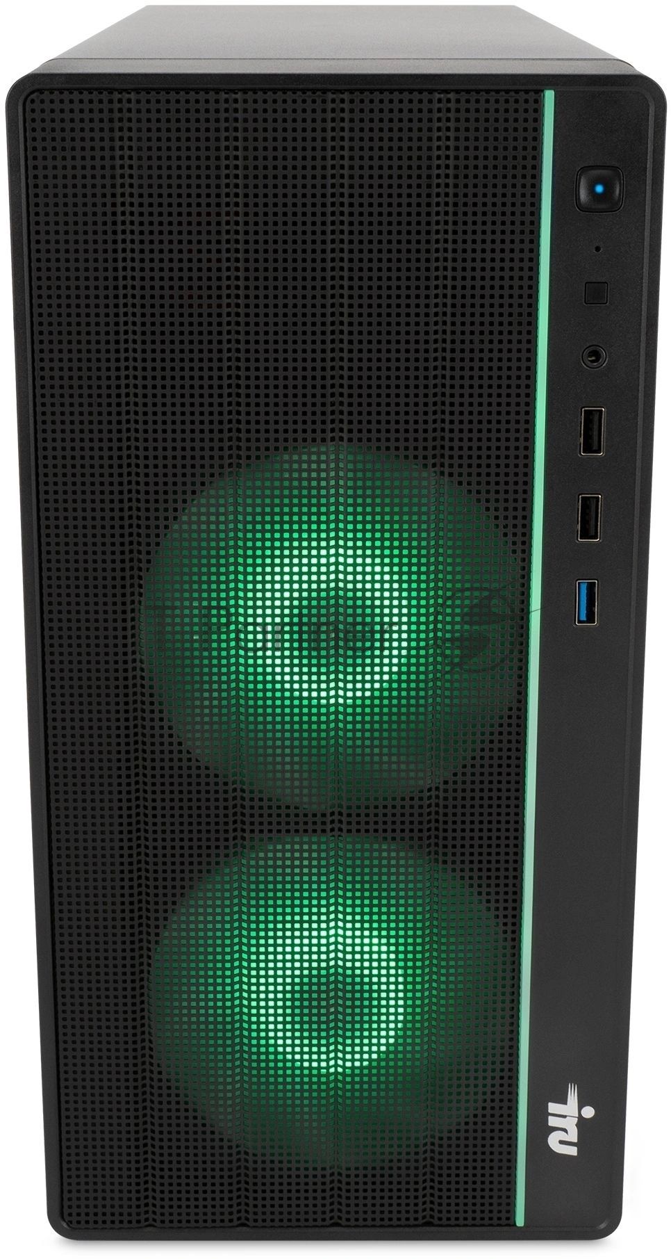 Компьютер IRU Tactio 310H6SEA MT i3 14100F (3.5) 16Gb SSD512Gb RTX3050 8Gb без ОС GbitEth 500W черный (RUS) (2195796)