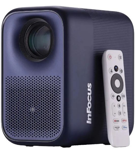 LED проектор InFocus IN3058SL Apex Master LCD, 500 lm, FullHD, (1.25:1), HDMI 2.1 (eARC), USB A, Bluetooth 5.0/BLE, wi-fi 2.4/5GHz, 2х3W, до 25 000ч., 2,07 кг