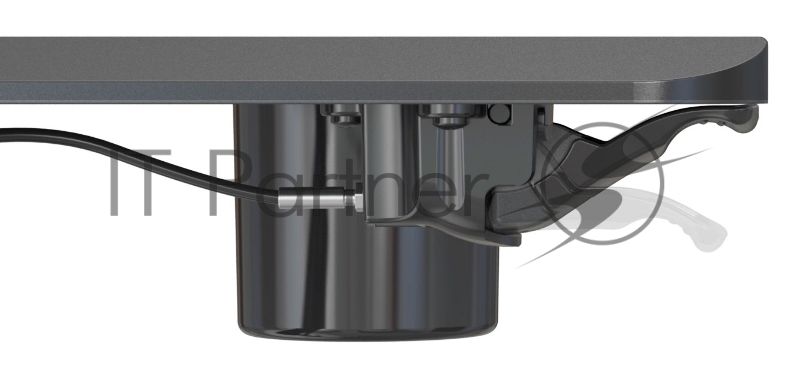 Стол для ноутбука Cactus VM-FDS101B столешница МДФ черный 70x52x105 см (CS-FDS101BBK)