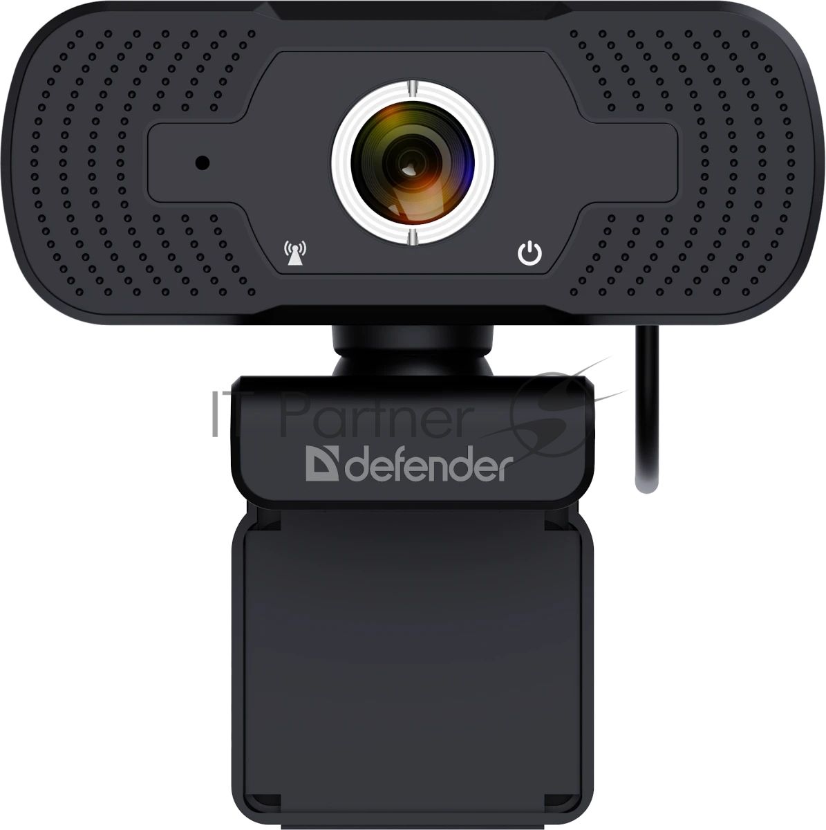 Веб-камера Defender G-lens 2591 2560x1440, 30 кадр/с, USB, микрофон, крепление на мониторе