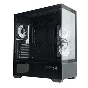 Компьютерный корпус ZALMAN CHRONIX V2, ATX, BLACK, WINDOW, 1xCombo (3.5’’ or 2.5’’), 1x3.5’’HDD, 2x2.5’’SSD, 1xUSB2.0, 1xUSB3.0, 1xUSB Type-C, SIDE 2x120мм ARGB, REAR 1x120мм ARGB