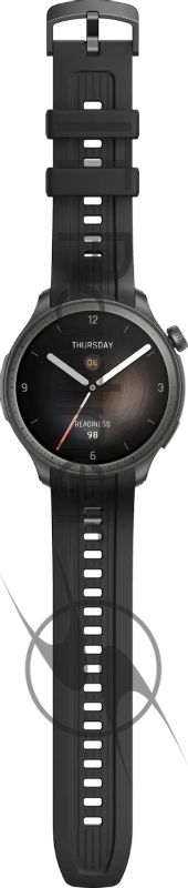 Смарт-часы Amazfit Balance A2287 46мм 1.5" AMOLED корп.черный рем.черный разм.брасл.:140-215мм (1746353)