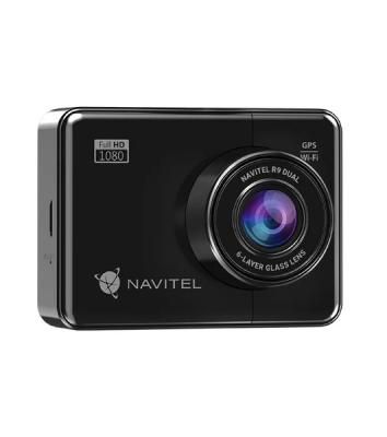 Видеорегистратор Navitel R9 DUAL, 1920x1080, 2.7", с камерой заднего вида, GPS, Wi-Fi, G-сенсор, датчик движения, GPS-информатор