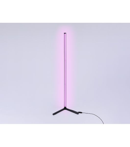 Светильник Ambrella light FL8022 BK черный LED 15W RGB D32*1250 (ПДУ РАДИО 2.4G)