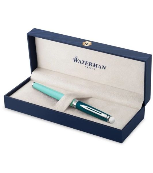 Ручка роллер Waterman Hemisphere Colour Blocking (2190124) Green CT F черн. черн. подар.кор.