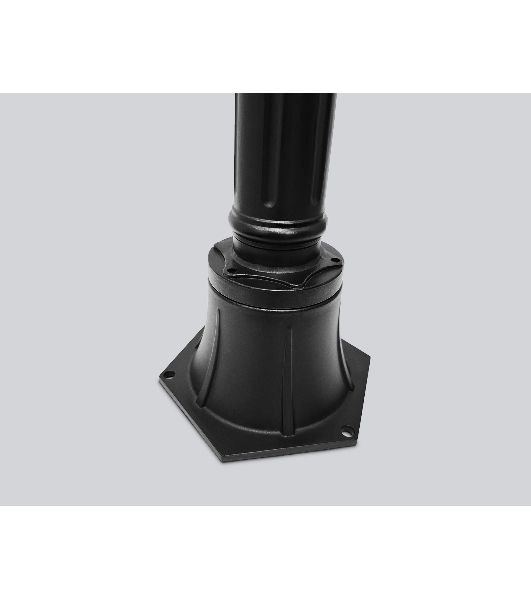 Светильник Ambrella light ST2037 BK/CL черный/прозрачный IP54 E27 max 40W D150*1100