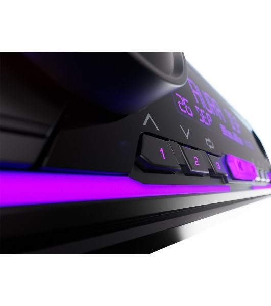 Автомагнитола AURA STORM-868DSP, 1 DIN, Bluetooth, USB Type-A, AUX, пульт ДУ